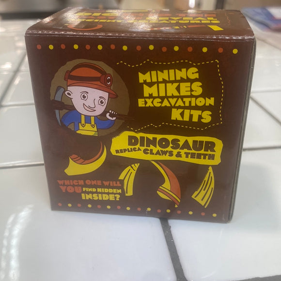 Mining mike dinosaur kit