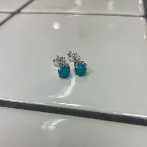 turquoise studs small
