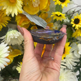 Purple Agate Slab incense holder