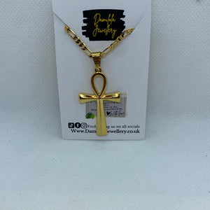 gold ankh necklace big (3d)