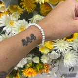Howlite XS bead bracelet