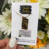 Gold zodiac sign necklace