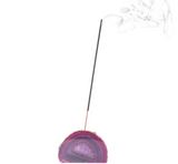 Pink Agate End Incense holder