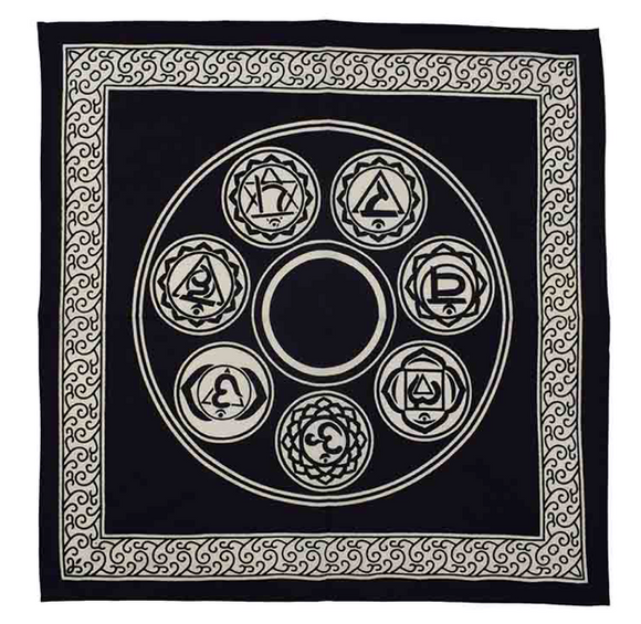 Chakra altar cloth