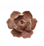 Pink lotus ceramic holder