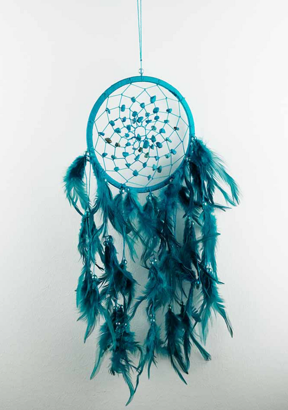 Turquoise Crystal Dream Catcher